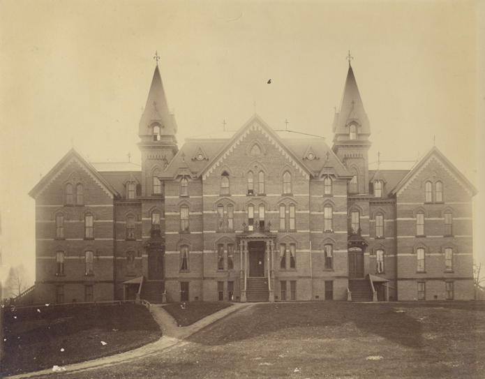 Photo of the Week Wells Hall fire (1905) The Only Colors